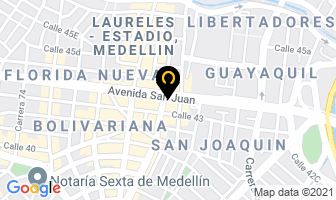 Mapa de Max Pionner en Medellín