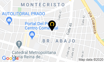 Mapa de Max's Donuts en Barranquilla