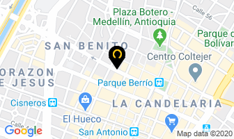 Mapa de Maxi Créditos en Medellín