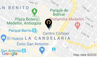 Mapa de Maxicobros Ltda. en Medellín