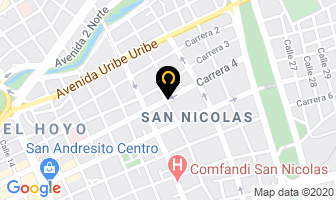 Mapa de Maxicopias Sharp en Cali