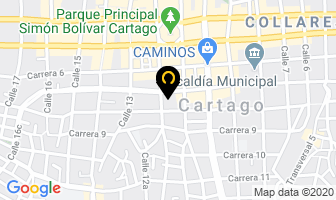 Mapa de Maxilujos La 9a. en Cartago
