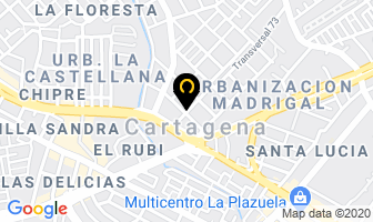 Mapa de Maxipores en Cartagena