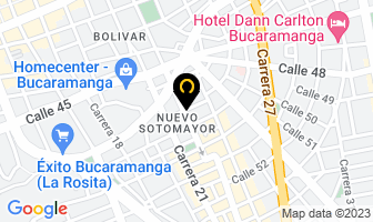 Mapa de Maxpublicidad.com en Bucaramanga