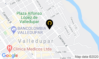 Mapa de Mb Carnes Y Vinos en Valledupar
