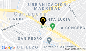 Mapa de Mb Electronic en Cartagena