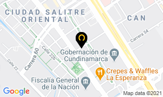 Mapa de Mbe & Internet Médico Ltda. en Bogotá D.C