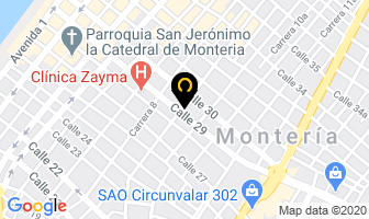 Mapa de Mc Asesorías en Montería
