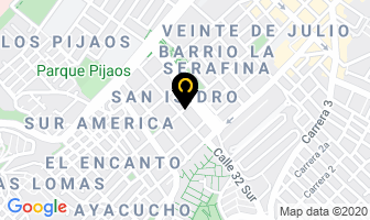 Mapa de Mc Jeep en Bogotá D.C