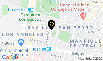 Mapa de M.c Obras Civiles en Medellín