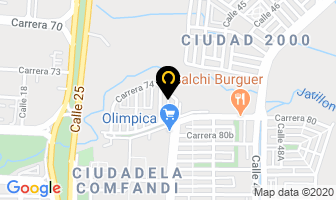Mapa de M.d. Medicina Al Día en Cali