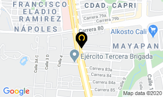 Mapa de M&e Muebles Y Decoracion Ltda. en Cali