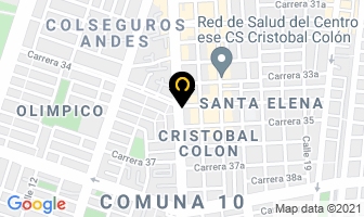 Mapa de Mec Salud en Cali