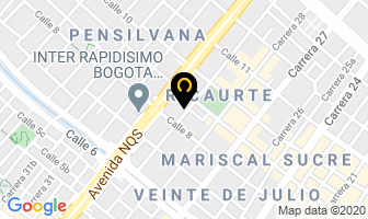 Mapa de Mecánica Industrial M.v en Bogotá D.C
