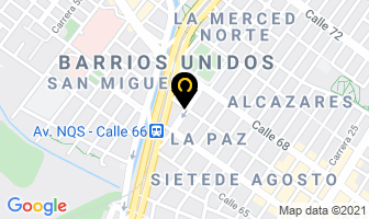 Mapa de Mecánica Rápida en Bogotá D.C