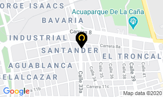 Mapa de Mecanizados Bcm Ltda en Cali