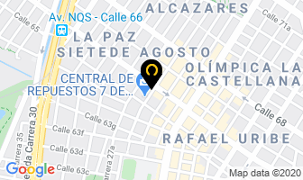 Mapa de Mecanizamos F.m. Ltda en Bogotá D.C