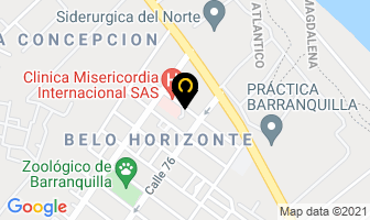 Mapa de Mechas Inc Ltda. en Barranquilla