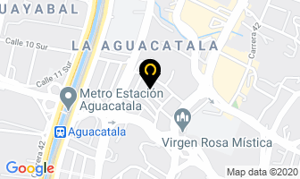 Mapa de Medderma en Medellín