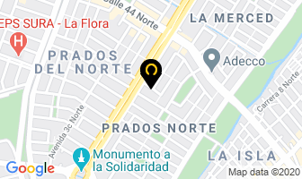 Mapa de Media Commerce Telecomunicaciones en Cali