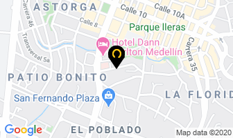 Mapa de Medical en Medellín