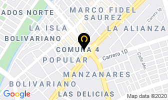 Mapa de Medical Tecnology Ltda en Cali