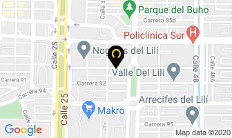 Mapa de Medicalgroup en Cali