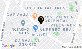 Mapa de Medicar en Bogotá D.C