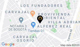 Mapa de Medicar Crc en Bogotá D.C