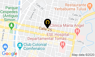 Mapa de Médicas De Occidente en Tulua