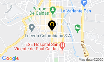 Mapa de Médicas Olba en Caldas