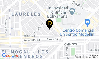 Mapa de Medicaser en Medellín