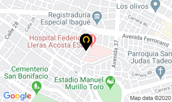 Mapa de Mediclínicos Ltda en Ibagué