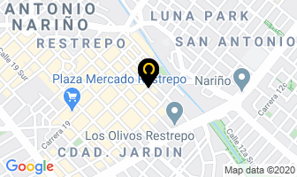 Mapa de Medicos & Enfermeros M & E en Bogotá D.C