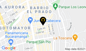 Mapa de Mediestética S.a. en Bucaramanga