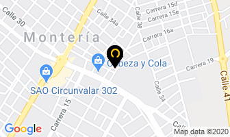 Mapa de Medigem Ltda. en Montería