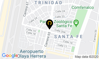 Mapa de Medisalud Ltda. en Medellín