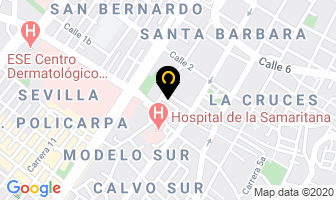 Mapa de Medisuturas Ortopédicas en Bogotá D.C