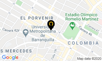 Mapa de Mega Alianxa Ltda en Barranquilla