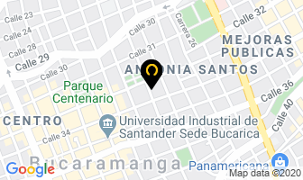 Mapa de Mega Audio en Bucaramanga