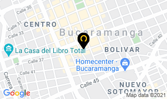 Mapa de Mega Ensambles en Bucaramanga