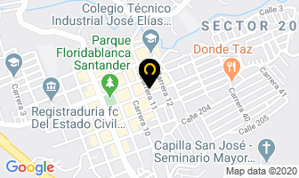 Mapa de Mega Fiestas en Floridablanca