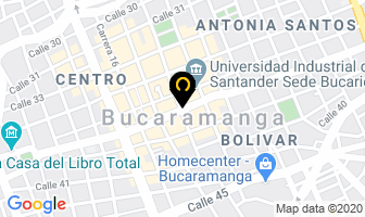 Mapa de Mega Óptica Selecta en Bucaramanga