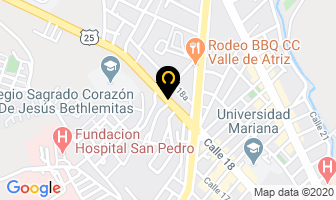Mapa de Mega Pollo en Pasto