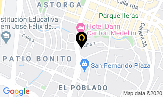 Mapa de Mega Proyectos Inmobiliaria S.a. en Medellín