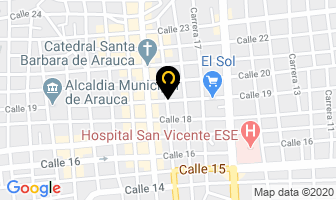 Mapa de Mega Technologies en Arauca