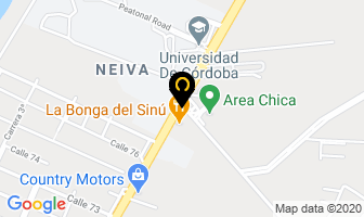 Mapa de Megacomercial Ltda. en Montería
