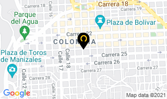 Mapa de Megacréditos en Manizales