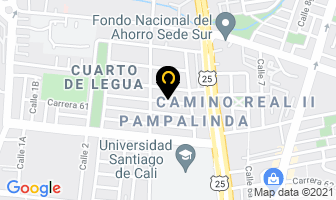 Mapa de Megaeventos Producciones en Cali