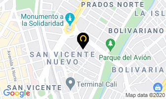 Mapa de Megamédicas en Cali